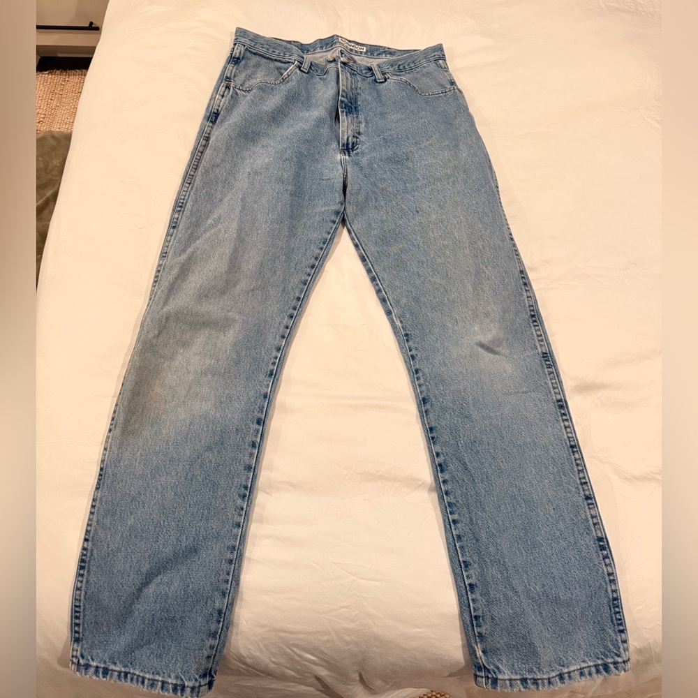 Rustler Women's Boyfriend Jeans in Light Blue